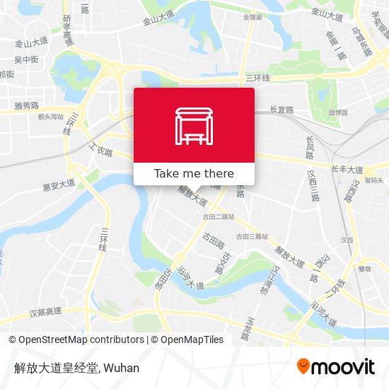 解放大道皇经堂 map