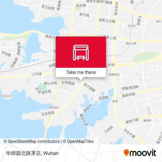 华师园北路茅店 map