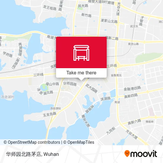 华师园北路茅店 map