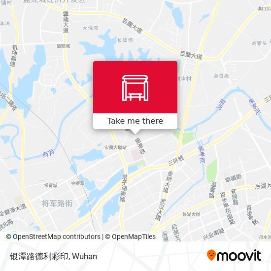 银潭路德利彩印 map