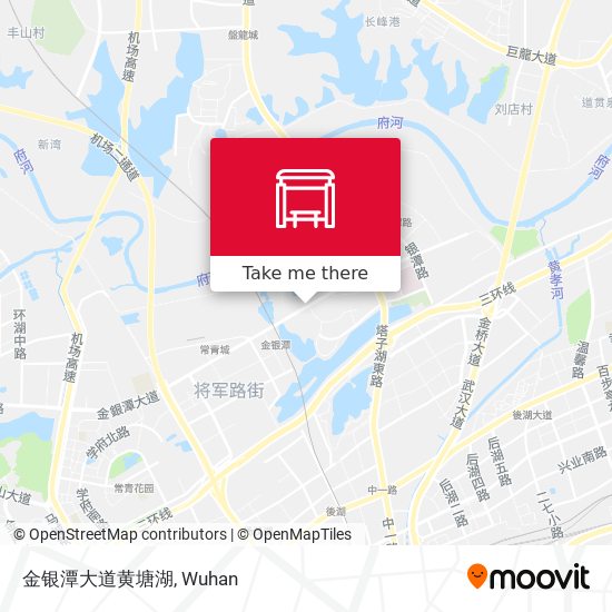 金银潭大道黄塘湖 map