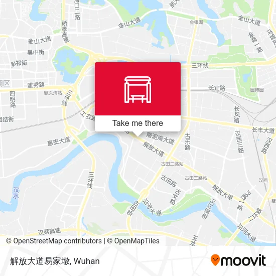 解放大道易家墩 map