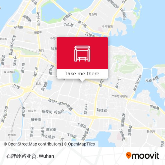 石牌岭路亚贸 map