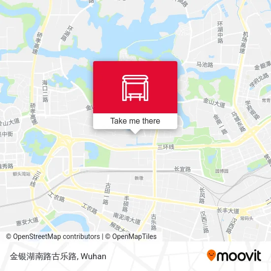 金银湖南路古乐路 map