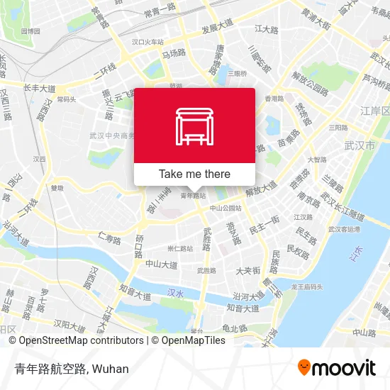 青年路航空路 map