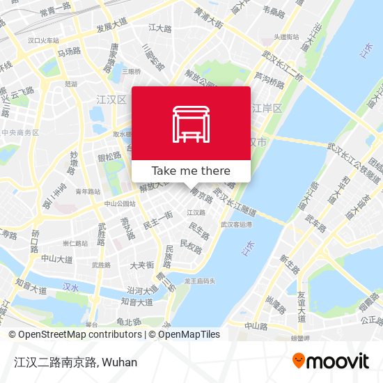 江汉二路南京路 map