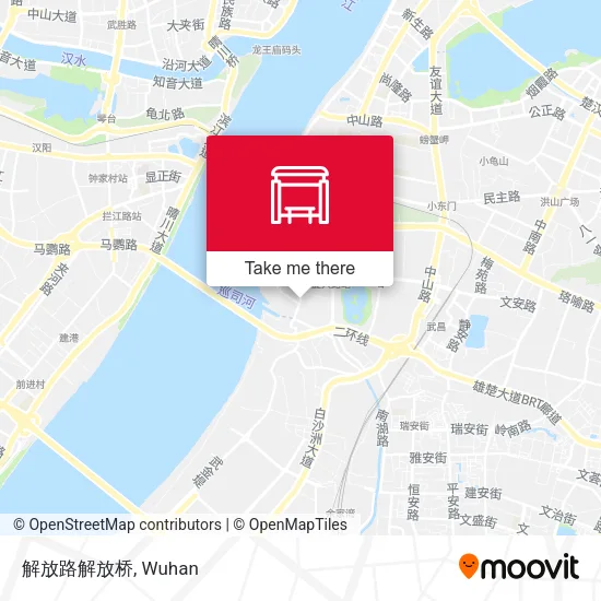 解放路解放桥 map