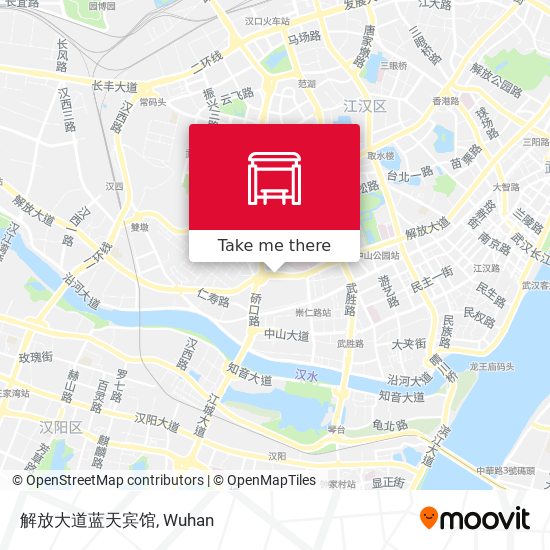 解放大道蓝天宾馆 map