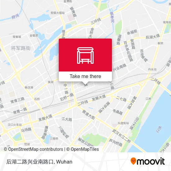 后湖二路兴业南路口 map