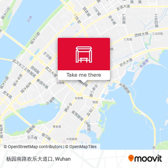 杨园南路欢乐大道口 map
