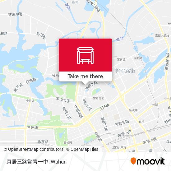 康居三路常青一中 map