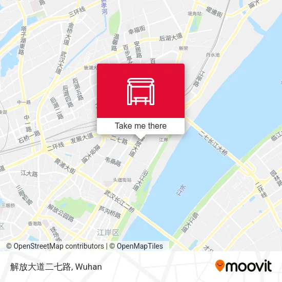 解放大道二七路 map