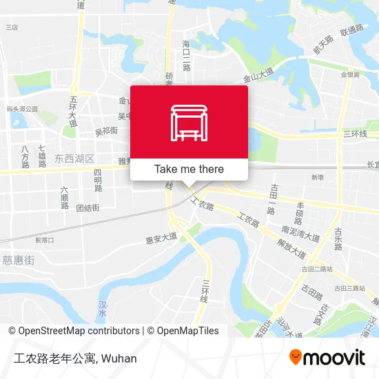 工农路老年公寓 map