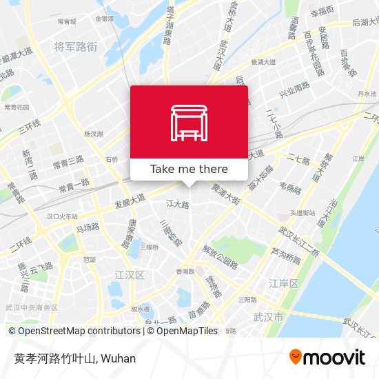 黄孝河路竹叶山 map