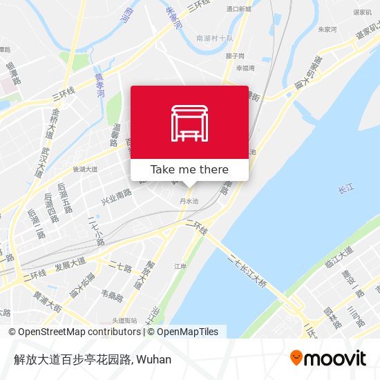 解放大道百步亭花园路 map