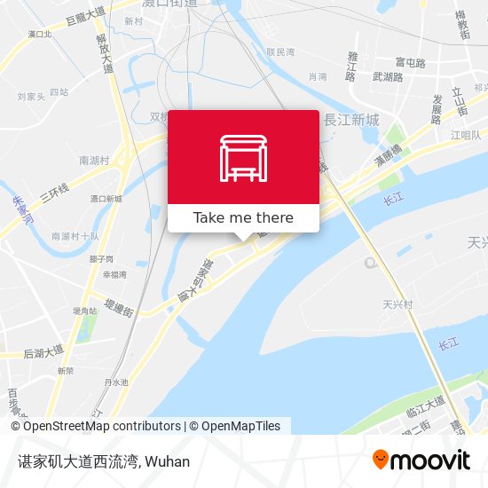 谌家矶大道西流湾 map