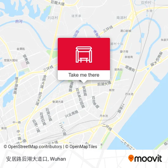安居路后湖大道口 map