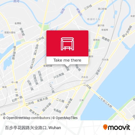 百步亭花园路兴业路口 map