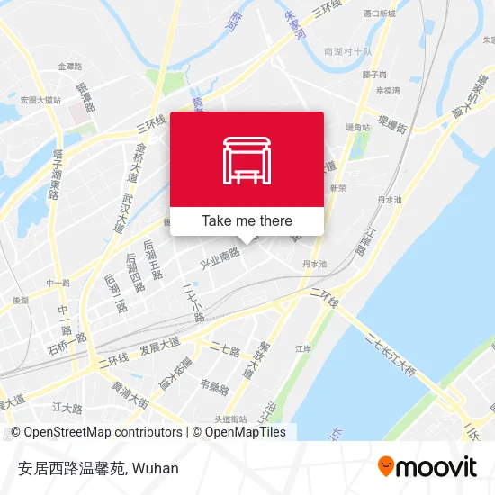 安居西路温馨苑 map
