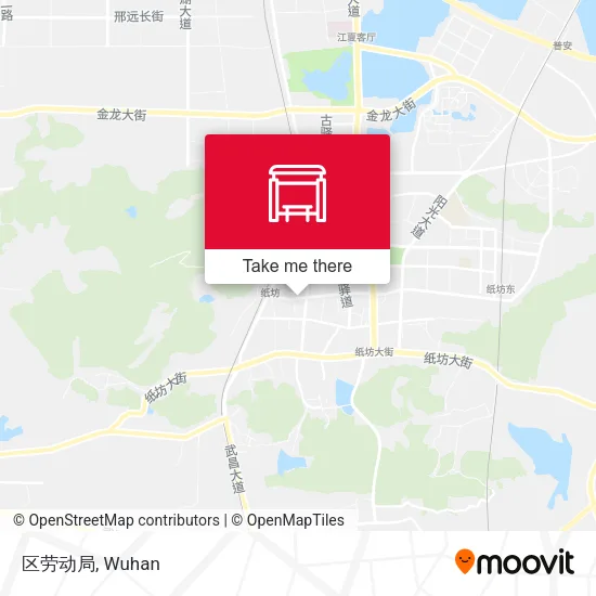 区劳动局 map