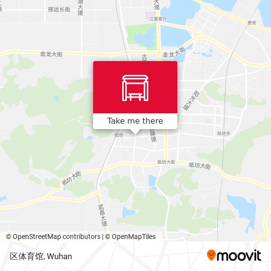 区体育馆 map
