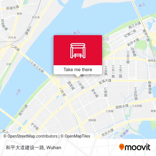 和平大道建设一路 map