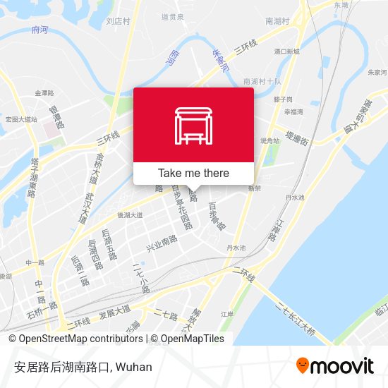 安居路后湖南路口 map