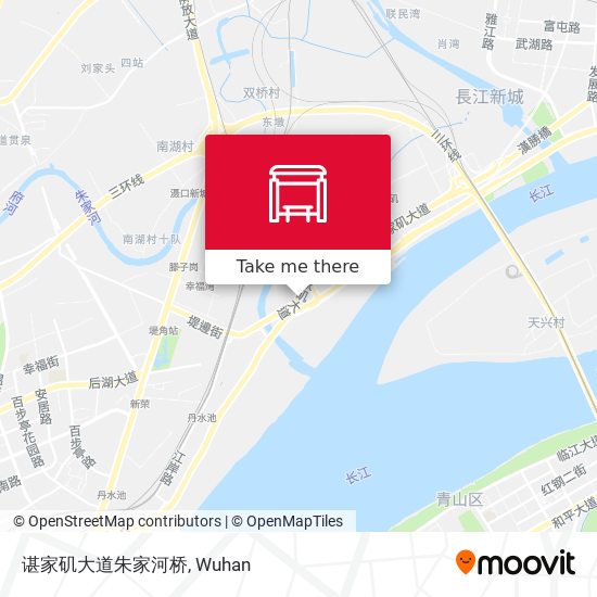 谌家矶大道朱家河桥 map