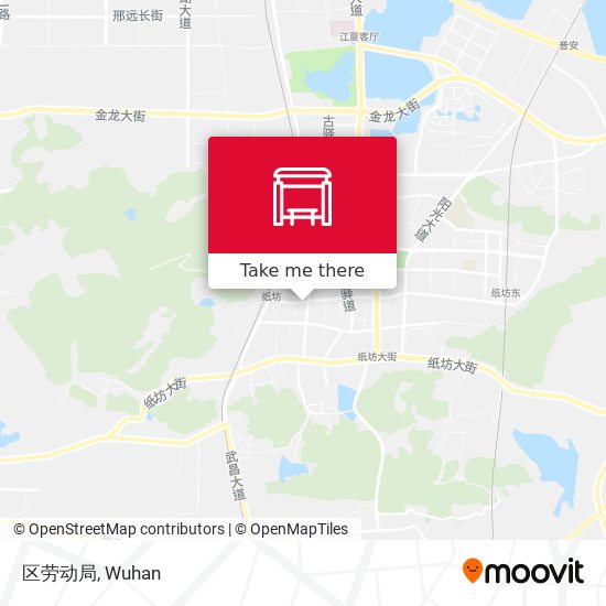 区劳动局 map