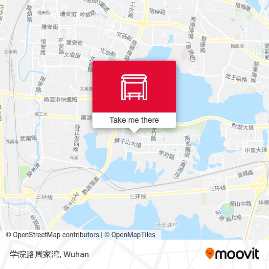 学院路周家湾 map