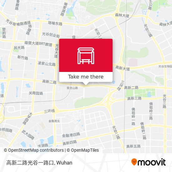 高新二路光谷一路口 map