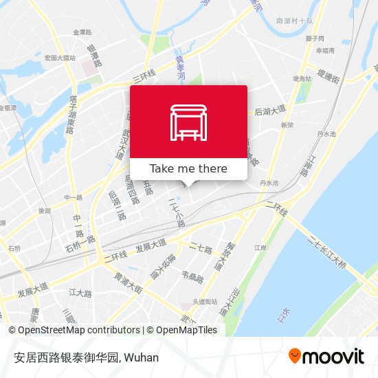 安居西路银泰御华园 map