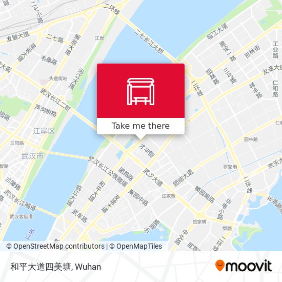 和平大道四美塘 map