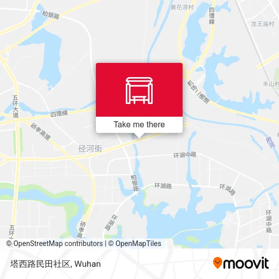 塔西路民田社区 map