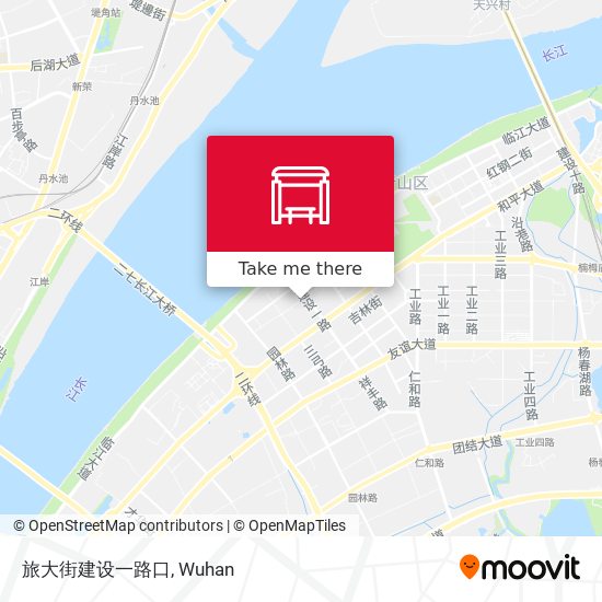 旅大街建设一路口 map