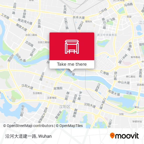 沿河大道建一路 map