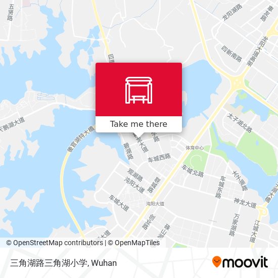 三角湖路三角湖小学 map