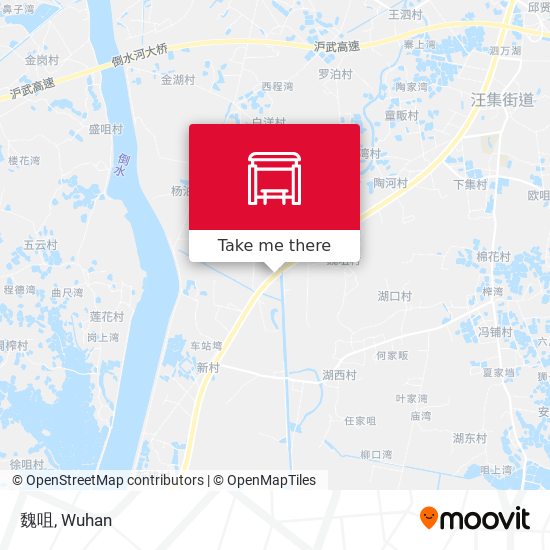 魏咀 map