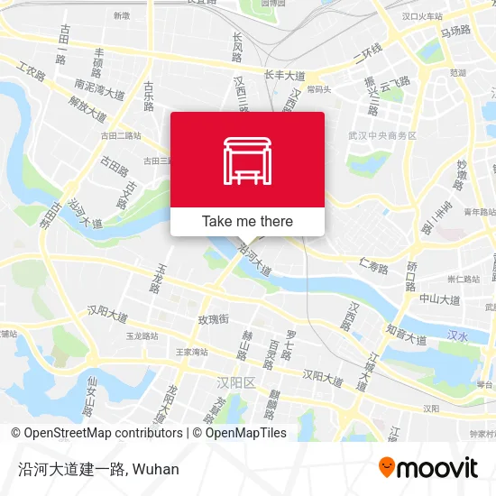 沿河大道建一路 map
