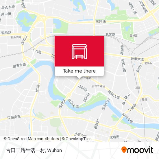 古田二路生活一村 map