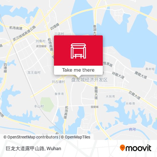 巨龙大道露甲山路 map
