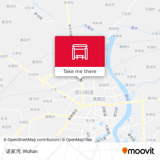 谌家湾 map