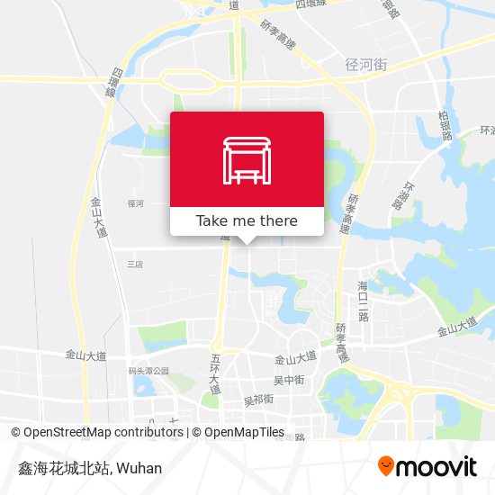 鑫海花城北站 map