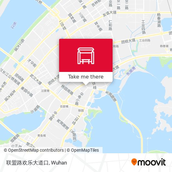 联盟路欢乐大道口 map