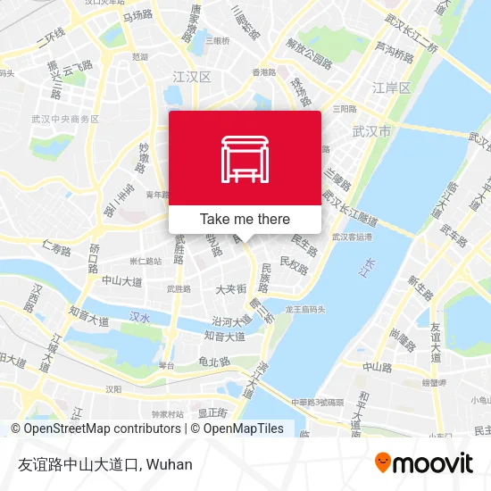 友谊路中山大道口 map