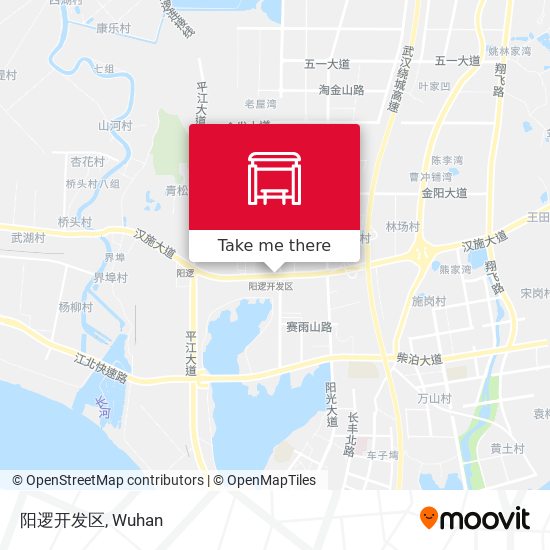 阳逻开发区 map