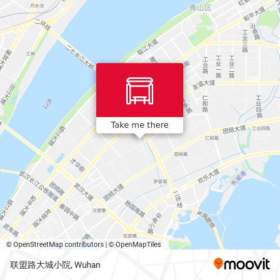 联盟路大城小院 map
