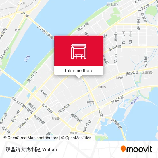 联盟路大城小院 map