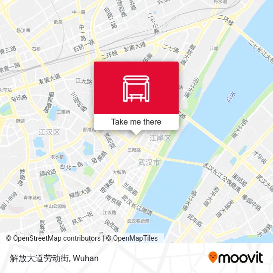 解放大道劳动街 map
