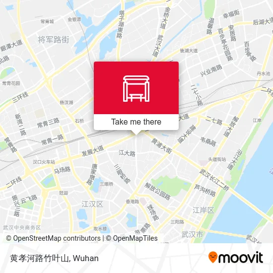 黄孝河路竹叶山 map